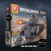 BLOQUE GENERICO SEMBO S2936 SURVIVAL WARFARE 8EN1 (CAJA 18x13,5CM) (L0937)