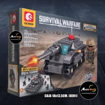 BLOQUE GENERICO SEMBO S2937 SURVIVAL WARFARE 8EN1 (CAJA 18x13,5CM) (L0938)
