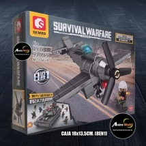 BLOQUE GENERICO SEMBO S2938 SURVIVAL WARFARE 8EN1 (CAJA 18x13,5CM) (L0939)