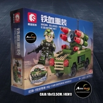 BLOQUE GENERICO SEMBO EJERCITO 4EN1 S1318 (CAJA 18x13,5CM) (L0951)