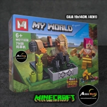 BLOQUE GENERICO - MG1160B MINECRAFT 4EN1 (CAJA 19x14CM) (L0962)