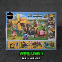 BLOQUE GENERICO - MG1160B MINECRAFT 4EN1 (CAJA 19x14CM) (L0962)
