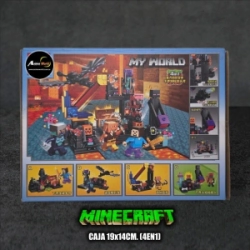 BLOQUE GENERICO - MG1202A MINECRAFT 4EN1 (CAJA 19x14CM) (L0965)
