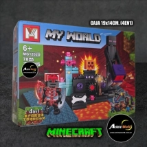 BLOQUE GENERICO - MG1202D MINECRAFT 4EN1 (CAJA 19x14CM) (L0968)