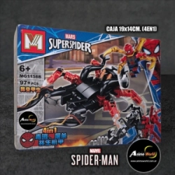 BLOQUE GENERICO - MG1158B SPIDERMAN 4EN1 (CAJA 19x14CM) (L0974)