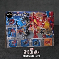 BLOQUE GENERICO - MG1158C SPIDERMAN 4EN1 (CAJA 19x14CM) (L0975)