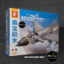 BLOQUE GENERICO SEMBO AVION GUERRA 8EN1 S2022342 (CAJA 18x13,5CM) (L0990)