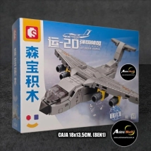 BLOQUE GENERICO SEMBO AVION GUERRA 8EN1 S2022353 (CAJA 18x13,5CM) (L0991)