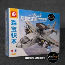 BLOQUE GENERICO SEMBO AVION GUERRA 8EN1 S2022364 (CAJA 18x13,5CM) (L0992)