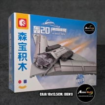 BLOQUE GENERICO SEMBO AVION GUERRA 8EN1 S2022375 (CAJA 18x13,5CM) (L0993)