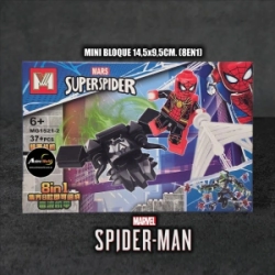 MINI BLOQUE MG1521-2 SPIDERMAN 8EN1 (L0999)