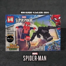 MINI BLOQUE MG1521-4 SPIDERMAN 8EN1 (L1001)