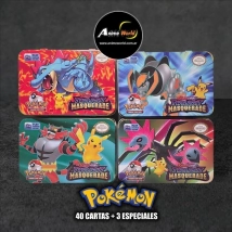 CARTAS POKEMON ESTUCHE #11 DEP1650 MASQUERADE (40 CARTAS + 3 ESPECIALES) (A0628)