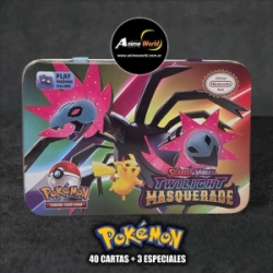 CARTAS POKEMON ESTUCHE #11 DEP1650 MASQUERADE (40 CARTAS + 3 ESPECIALES) (A0628)
