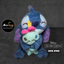 PELUCHE STITCH - STITCH CON SCRUMP #1 (30CM APROX) (P1732)
