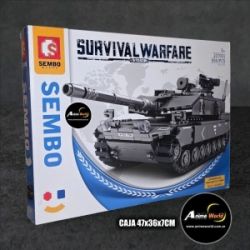 BLOQUE GENERICO SEMBO S207001 TANQUE SURVIVAL WARFARE (CAJA 47x36x7CM) (L1014)