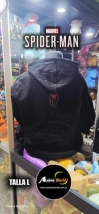 BUZO CANGURO CON CAPUCHA SPIDERMAN ARA&Ntilde;A 3D #1 IMPORTADO (TALLA L) (R1103)