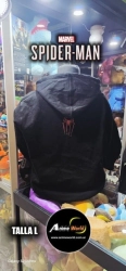 BUZO CANGURO CON CAPUCHA SPIDERMAN ARA�A 3D #1 IMPORTADO (TALLA L) (R1103)
