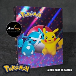 ALBUM PARA CARTAS POKEMON #15 (PARA 96 CARTAS) (A0641)