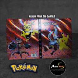ALBUM PARA CARTAS POKEMON #20 (PARA 216 CARTAS) (A0646)