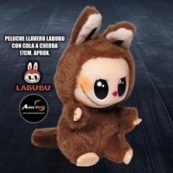 PELUCHE LLAVERO LABUBU CON COLA A CUERDA #1 (17CM APROX) (P1785)