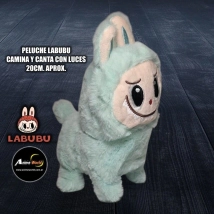 PELUCHE LABUBU CAMINA Y CANTA CON LUCES #1 (20CM APROX) (P1787)