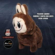 PELUCHE LABUBU CAMINA Y CANTA CON LUCES #2 (20CM APROX) (P1788)