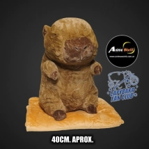 PELUCHE CON MANTA CARPINCHO-CAPIBARA #1 (40CM APROX) (P1799)
