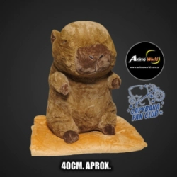 PELUCHE CON MANTA CARPINCHO-CAPIBARA #1 (40CM APROX) (P1799)