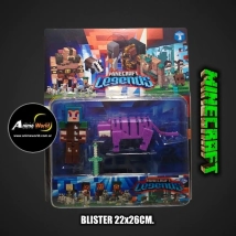MINECRAFT BLISTER X2 LEGENDS #3 (BLISTER 22x26CM) (F0959)