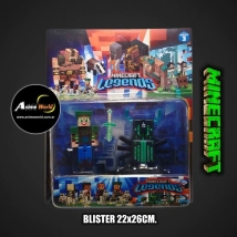 MINECRAFT BLISTER X2 LEGENDS #5 (BLISTER 22x26CM) (F0961)
