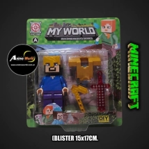 BLOQUE EN BLISTER MINECRAFT #7 (BLISTER 15x17CM) (L1025)