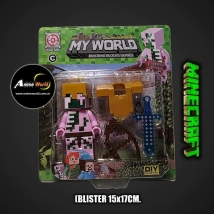 BLOQUE EN BLISTER MINECRAFT #8 (BLISTER 15x17CM) (L1026)