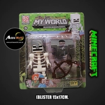 BLOQUE EN BLISTER MINECRAFT #9 (BLISTER 15x17CM) (L1027)