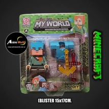 BLOQUE EN BLISTER MINECRAFT #11 (BLISTER 15x17CM) (L1029)