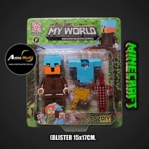 BLOQUE EN BLISTER MINECRAFT #12 (BLISTER 15x17CM) (L1030)