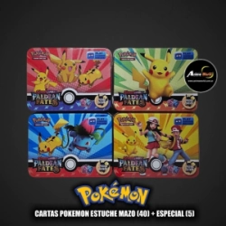 CARTAS POKEMON ESTUCHE #12 MAZO (40) + ESPECIAL (5) 3101 (A0650)