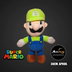 PELUCHE SUPER MARIO BROSS - LUIGGI PARADO #2 (29CM APROX) (P1807)