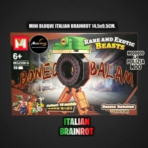 MINI BLOQUE MG2208-6 ITALIAN BRAINROT (L1036)