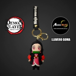 LLAVERO GOMA DEMON SLAYER NEZUKO #2 (N0623)