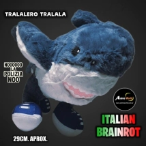 PELUCHE ITALIAN BRAINROT - TRALALERO TRALALA #2 (29CM APROX) (P1837)