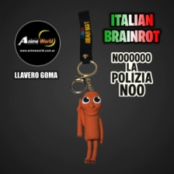 LLAVERO GOMA ITALIAN BRAINROT #2 (N0625)
