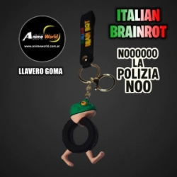 LLAVERO GOMA ITALIAN BRAINROT #3 (N0626)