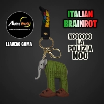 LLAVERO GOMA ITALIAN BRAINROT #5 (N0628)