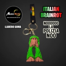 LLAVERO GOMA ITALIAN BRAINROT #6 (N0629)