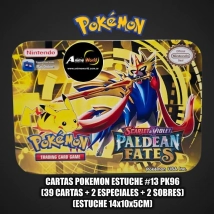 CARTAS POKEMON ESTUCHE #13 PK96 (39 CARTAS + 2 ESPECIALES + 2 SOBRES) (ESTUCHE 14x10x5CM) (A0651)