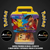CARTAS POKEMON EN VALIJA #18 NO3119 (1 MAZO CARTAS Y ESPECIALES) (VALIJA 12,5x11x4CM) (A0656)