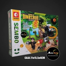 BLOQUE GENERICO SEMBO S205028 DINOSAURIO WORLD (CAJA 21x15,5x4CM) (L1058)