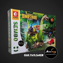 BLOQUE GENERICO SEMBO S205033 DINOSAURIO WORLD (CAJA 21x15,5x4CM) (L1063)