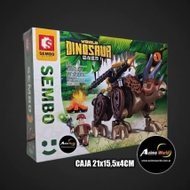BLOQUE GENERICO SEMBO S205034 DINOSAURIO WORLD (CAJA 21x15,5x4CM) (L1064)